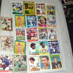 Vintage Football Trading Card Collection
